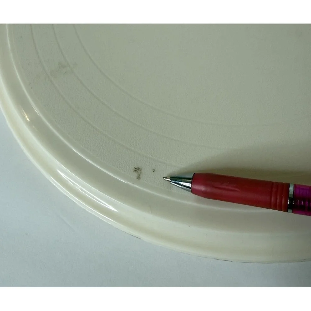 Vintage RUBBERMAID Almond Sheer Cake Keeper Carrier SERVIN SAVER Container #0035